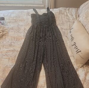 Zenana Outfitters Black and White Jumpsuit